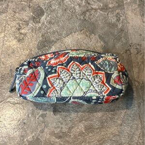 Vera Bradley Plastic Lined Pouch in Nomadic Floral Pattern